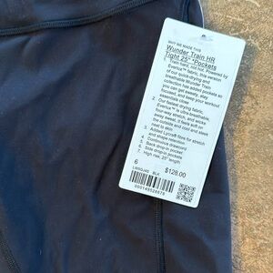 NWT lululemon Wunder Train 25” with Pockets